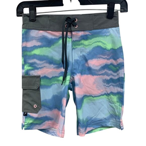 art class Other - New Art Class Boys Size 4 Lined Pastel Ombre Stripe UPF 50+ Swim Swimming Trunks